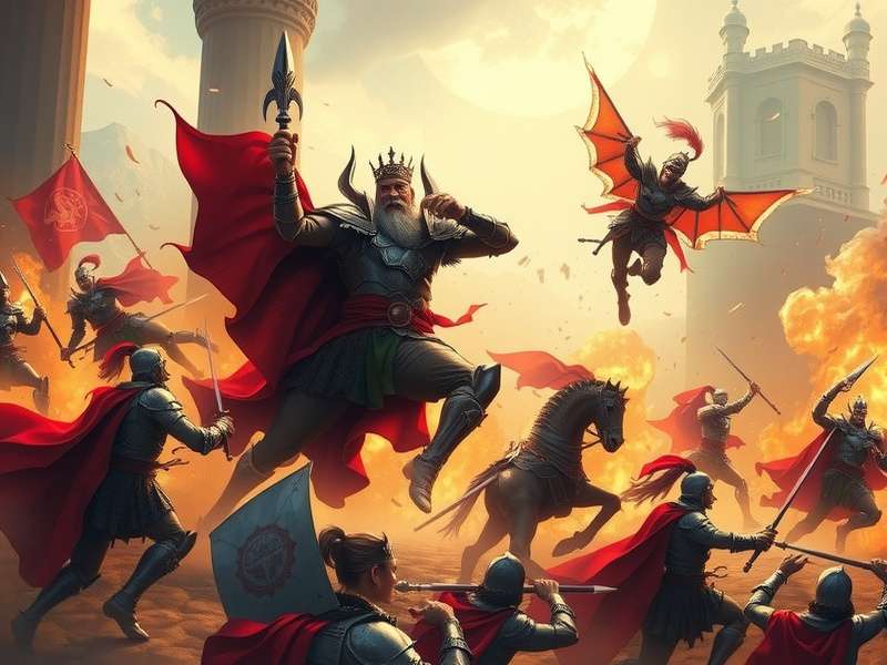 Royal Overlords Glory Epic Battle Scene